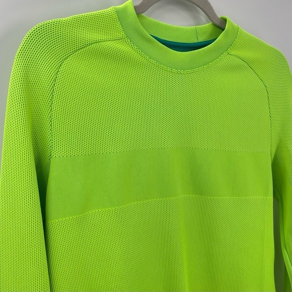 Athleta S Turbo Seamless Sweatshirt Neon 531345 - Picture 6 of 9